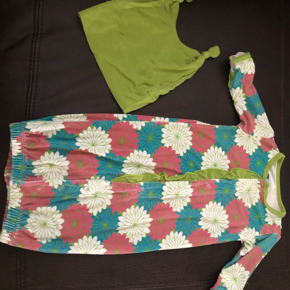 Kickee Pants converter gown and hat